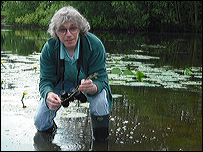 Trevor Taylor of Derbyshire Wildlife Trust