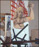 Liberty Defiantly Holding Aloft the Wrong Flag by Andy Parsons 