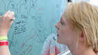 Laura Marling signs the truck