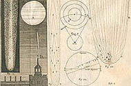 Image from one of Hooke's Cometa illustrations