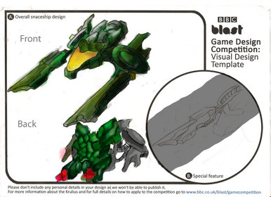 Spaceship design - game design competition