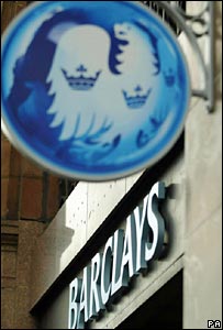 Barclays bank sign