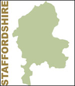 Staffordshire map