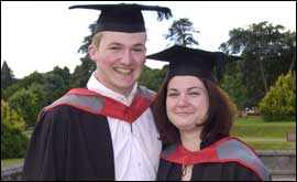 Mark Barnes and Mandy Robinson