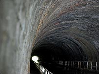 Inside Coseley Tunnel 