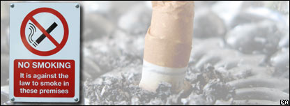 A smoking ban sign