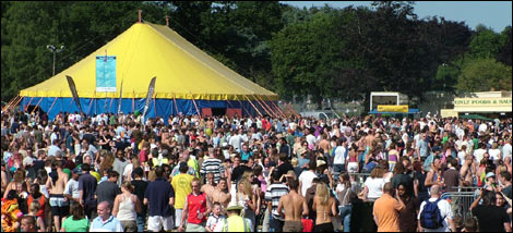 Crowds at the Godiva Festival