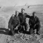 With some of the lads and pyramids in background 1942