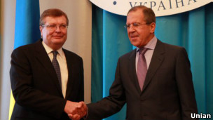 Костянтин Грищенко і Сергій Лавров