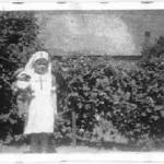 Wounded soldiers were dressed in blue uniforms, so for fancy dress parade my doll was dressed accordingly.