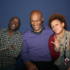 Trev and Gem chewing the fat with national treasure Colin Salmon