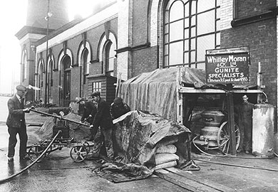 old photo showing Guinite Specialists