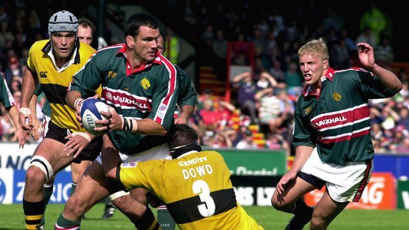 Martin Johnson and Lewis Moody