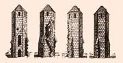 Detail from the Pepper Pot lighthouse plans.