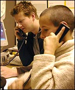 Lindon gets ready to read the travel news