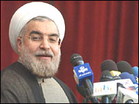 حسن روحانی تهديد کرد چنانچه آمريکا به ايران حمله کند ايران نيز متقابلا حمله خواهد کرد