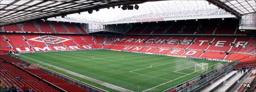 Old Trafford football stadium