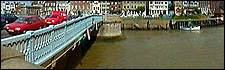 Panoramic view of Haven Bridge in Great Yarmouth