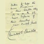 Thank you note from 10 Downing Street