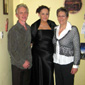 Patsi with mum and step-dad, Carol & Tony