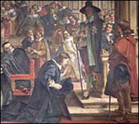 Lenthall asserts the privileges of the Commons before Charles I, 1642 © Palace of Westminster Collection