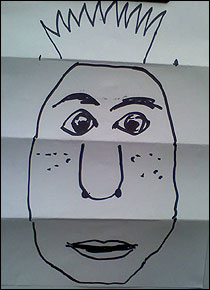 Is this the Face Of Suffolk? Created by the artistic residents of Woodbridge.