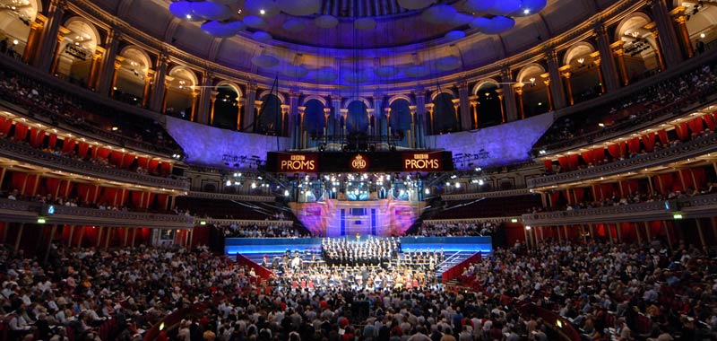 A huge audience at the Royal Albert Hall