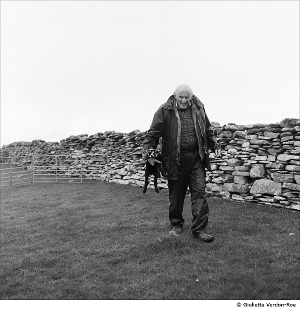 Oliver on North Ronaldsay