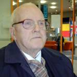 Christopher, photographed by Hullwebs.co.uk, in Hull’s BBC Open Centre shortly after reading 'The Ode', from Lawrence Binyon’s 'For The Fallen' at the Hull Merchant Navy Memorial.