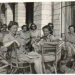 Eva relaxing in Sorrento before returning home at the end of the War