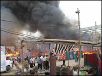 انڈیا میں آگ (فائل فوٹو)