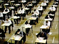 参加考试的学生