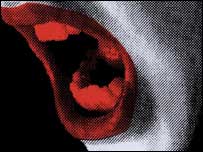 Angry mouth