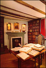 Sterne's study at Shandy Hall. Image courtesy Laurence Sterne Trust