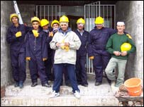 Work begins on revamping the Frienship Cafe