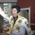 Behold the sequinned one! The King is clearly, very much alive and well.