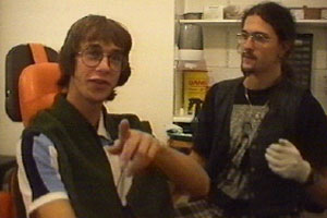 Claire friend gets himself pierced