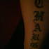 Charge's arm tattoo