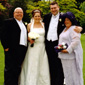 Campbell and his wife Carol at their daughter Beverly's wedding to Michel