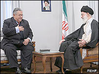 آيت الله خامنه ای و جلال طالبانی