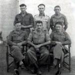 Geoff Morris (front right) India 1946