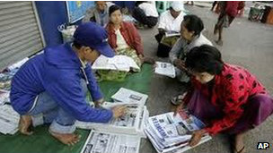 缅甸取消对媒体审查