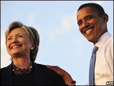 ہلری کلنٹن اور باراک اوباما