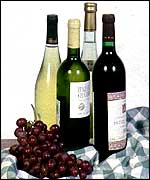 Wine and grapes