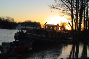 Jack explores the flood