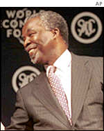 Jihoafrický prezident Thabo Mbeki