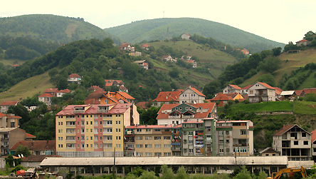 Houses on the outskirts of Pristina © BBC