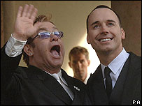 एल्टन जॉन और डेविड फ़रनिश