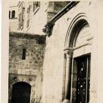 Third Station of the Cross. Jesus falls under the Cross for the first time.