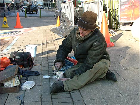 Julian Beever in Birmingham - Day 2